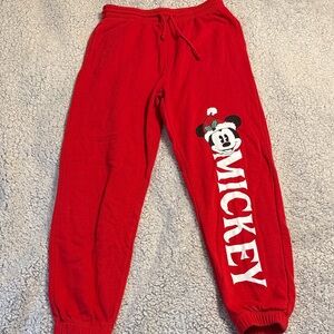 Disney Mickey Mouse Christmas  Jogger Pants